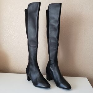 Stuart Weitzman Gillian Leather Knee-High Boots Size 10